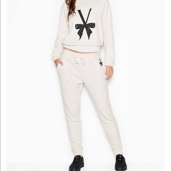 Victoria's Secret Other - VICTORIA SECRET Stretch Fleece Crewneck & Jogger